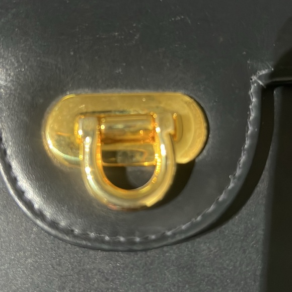 Scuola Del Cuoio Crossbody Blue & Gold - Picture 2 of 13